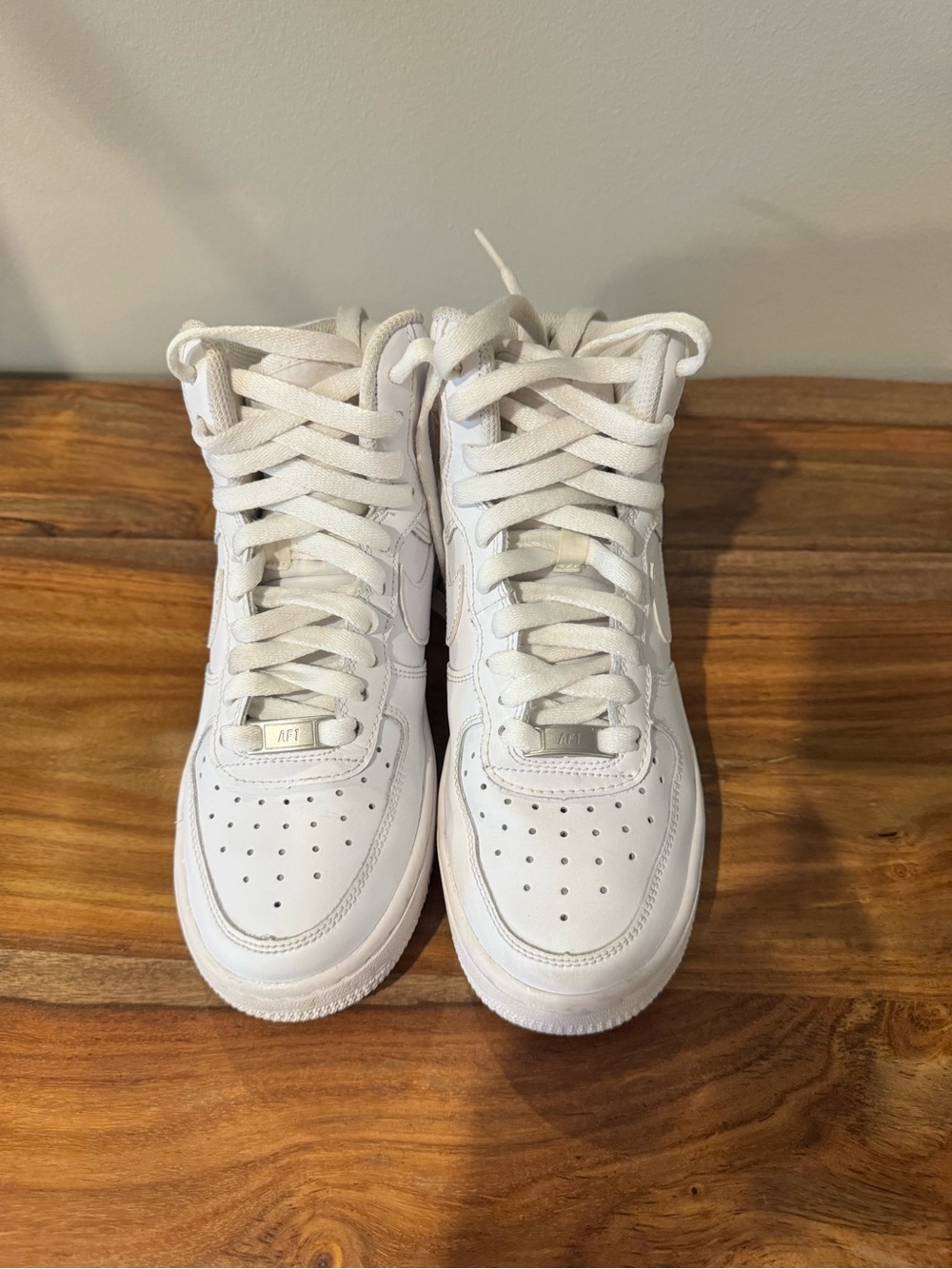 Nike Kids White High-Top Sneakers